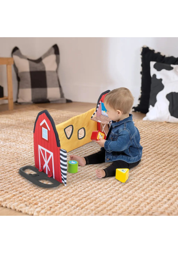 Розвиваючий килимок Baby Einstein 4 в 1 Busy Barnyard