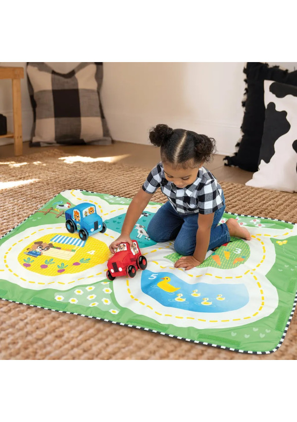 Розвиваючий килимок Baby Einstein 4 в 1 Busy Barnyard