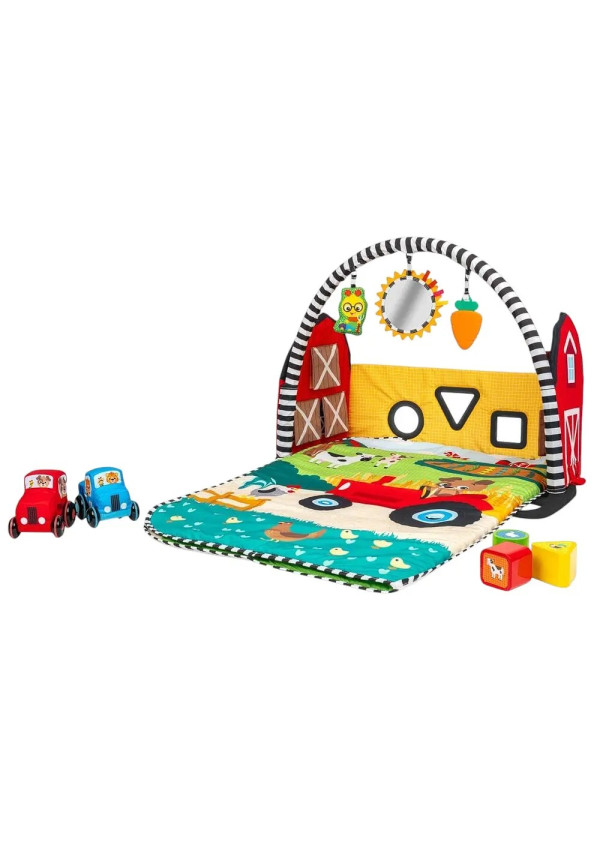 Розвиваючий килимок Baby Einstein 4 в 1 Busy Barnyard