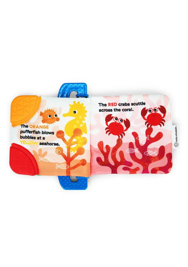Іграшка-книжка м'яка розвиваюча Baby Einstein Shades of the Sea