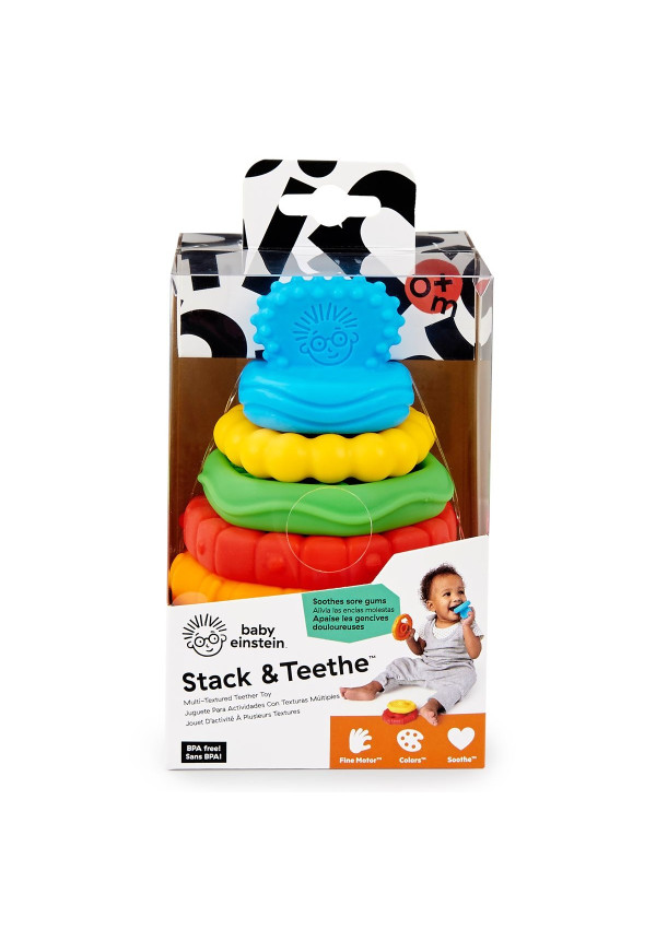 Baby Einstein Іграшка-пірамідка Stack & Teethe