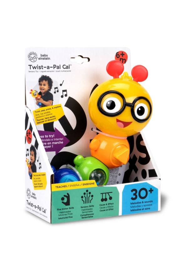 Baby Einstein Музична розвиваюча іграшка "Twist-a-Pal Cal"