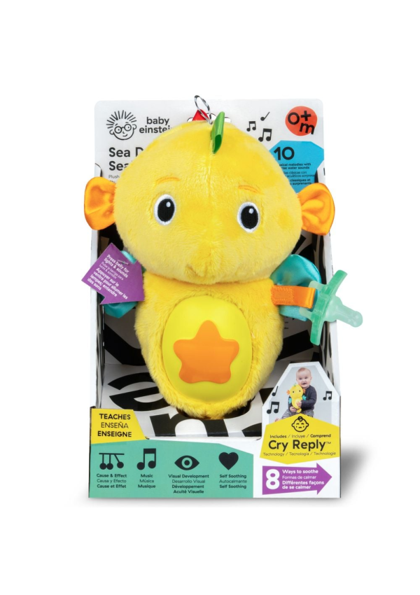 Baby Einstein М'яка музична іграшка "Sea Dreams Seahorse" жовтий