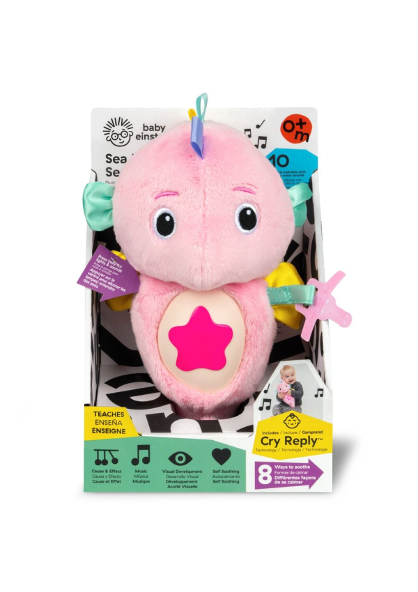 Baby Einstein М'яка музична іграшка "Sea Dreams Seahorse" рожева