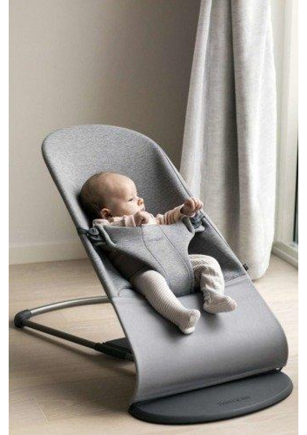 BabyBjorn - Крісло-шезлонг Bouncer Bliss 3D Jersey, Light Grey (світло-сірий)