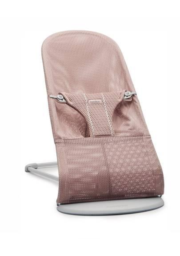 BabyBjorn - Крісло-шезлонг Bouncer Bliss Mesh, Dusty Pink (пильно-рожевий)