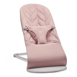 BabyBjorn - Крісло-шезлонг Bouncer Bliss Cotton Petal Quilt, Dusty Pink (пильно-рожевий)