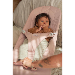 BabyBjorn - Крісло-шезлонг Bouncer Bliss Cotton Petal Quilt, Dusty Pink (пильно-рожевий)