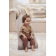 BabyBjorn - Крісло-шезлонг Bouncer Bliss Cotton Petal Quilt, Sand Gray (сіро-бежевий)