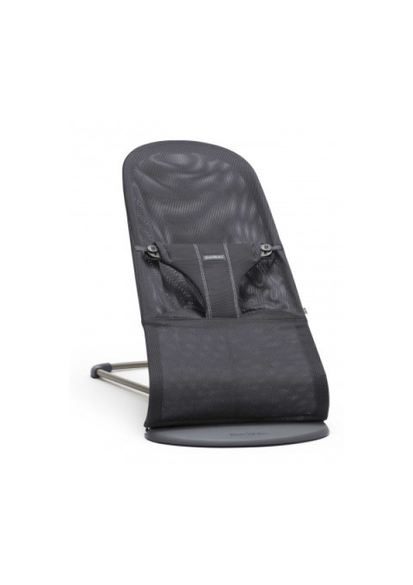 BabyBjorn - Крісло-шезлонг Bouncer Bliss Mesh, Anthracite (антрацит)