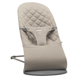 BabyBjorn - Крісло-шезлонг Bouncer Bliss Cotton, Sand Gray (пісочно-сірий)