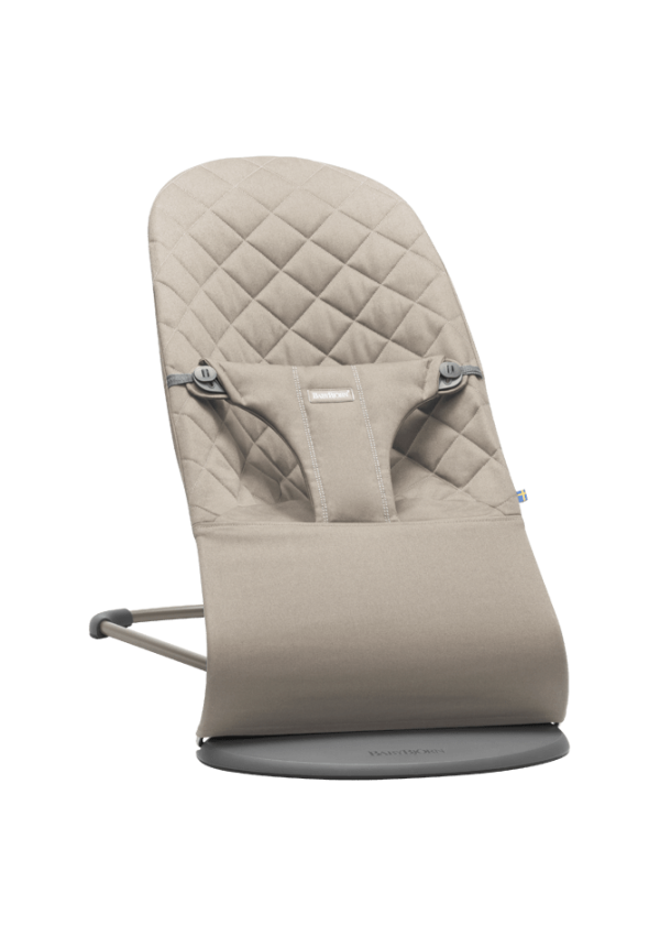 BabyBjorn - Крісло-шезлонг Bouncer Bliss Cotton, Sand Gray (пісочно-сірий)