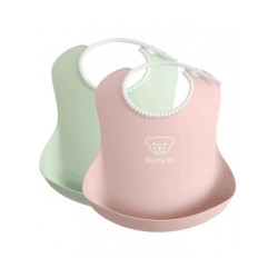 Набір слинявчиків BabyBjorn Powder Green/Powder Pink 2 шт.