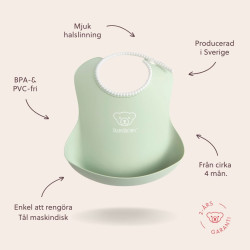 Слинявчик BabyBjorn Powder Green