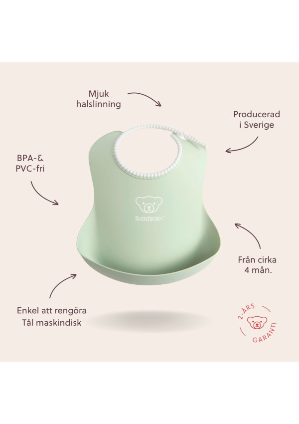 Слинявчик BabyBjorn Powder Green