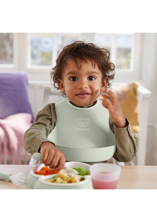 Слинявчик BabyBjorn Powder Green
