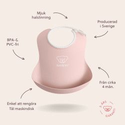 Слинявчик BabyBjorn Powder Pink