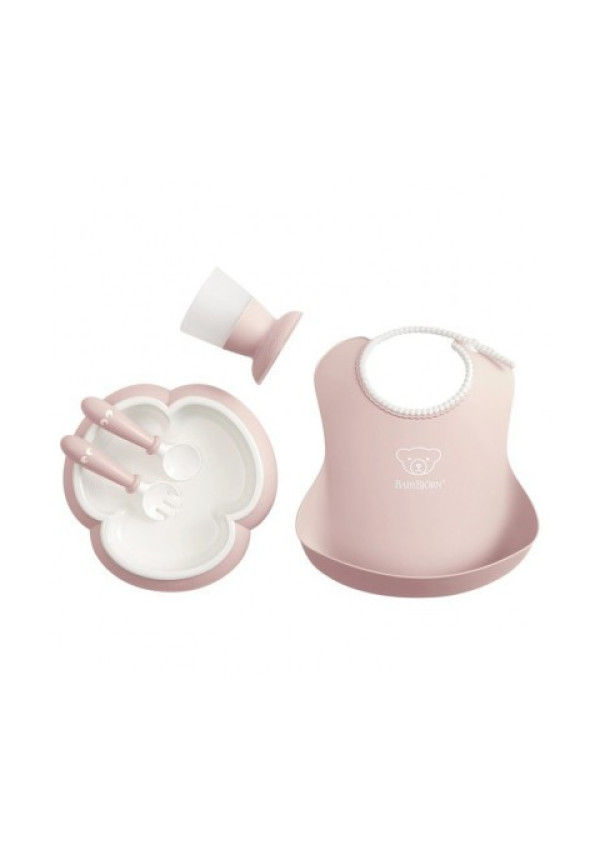 Набір дитячого посуду BabyBjorn Powder Pink, 5 ел.