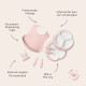 Набір дитячого посуду BabyBjorn Powder Pink, 8 ел.
