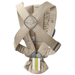 Рюкзак-кенгуру для немовлят BabyBjorn MINI Woven Light Beige