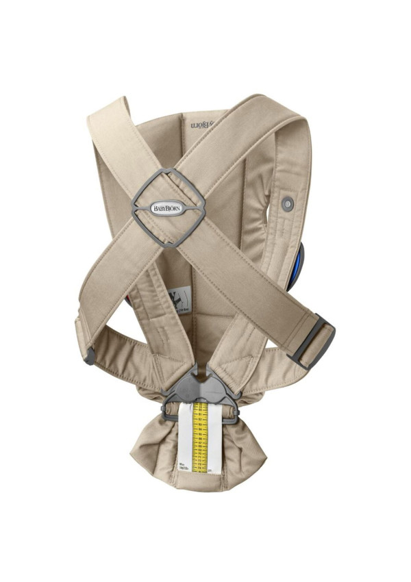 Рюкзак-кенгуру для немовлят BabyBjorn MINI Woven Light Beige