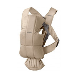 Рюкзак-кенгуру для немовлят BabyBjorn MINI Woven Light Beige