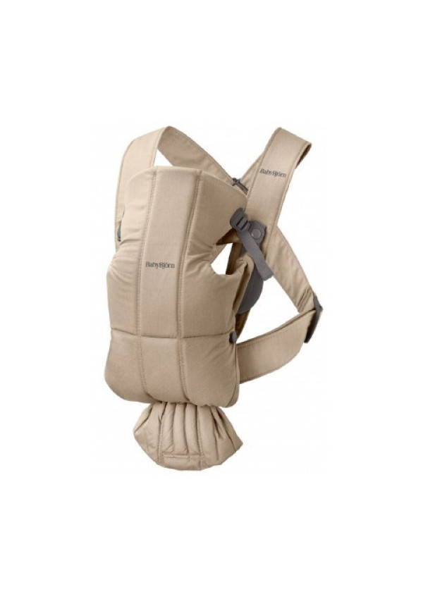 Рюкзак-кенгуру для немовлят BabyBjorn MINI Woven Light Beige
