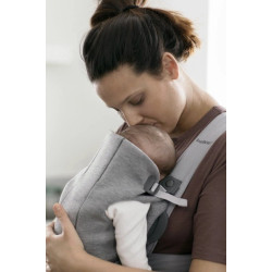 Рюкзак-кенгуру для немовлят BabyBjorn MINI 3D Jersey Light Grey