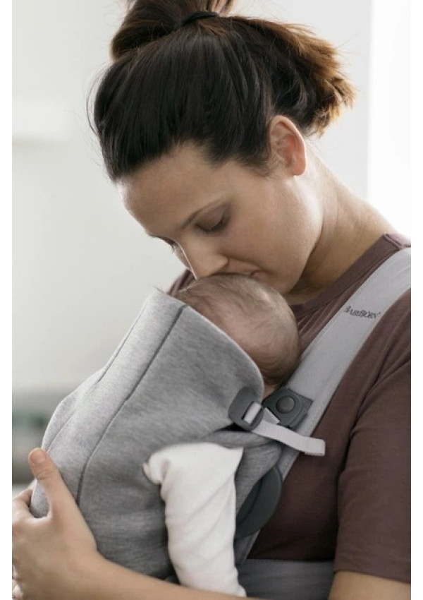 Рюкзак-кенгуру для немовлят BabyBjorn MINI 3D Jersey Light Grey