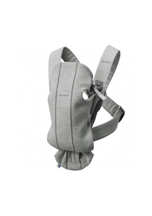 Рюкзак-кенгуру для немовлят BabyBjorn MINI 3D Jersey Light Grey