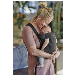 Рюкзак-кенгуру для немовлят BabyBjorn MINI 3D Jersey Charcoal Grey