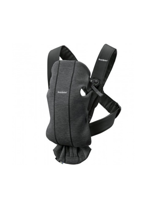 Рюкзак-кенгуру для немовлят BabyBjorn MINI 3D Jersey Charcoal Grey