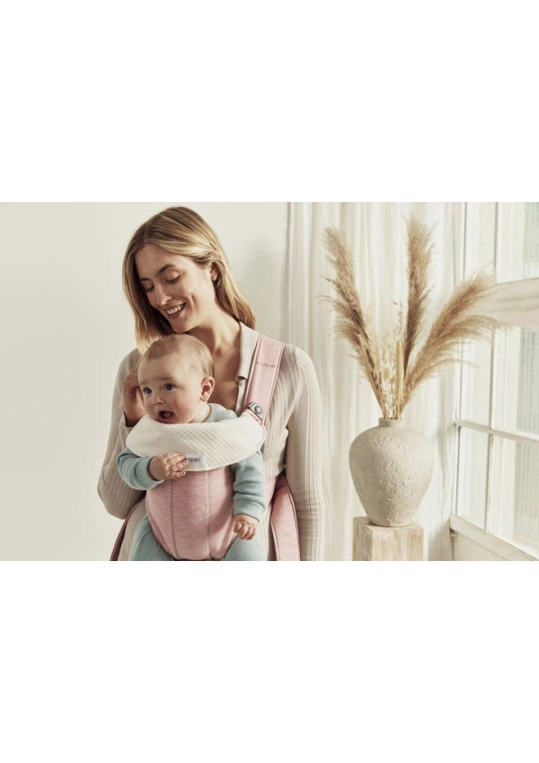 Рюкзак-кенгуру для немовлят BabyBjorn MINI 3D Jersey Light Pink