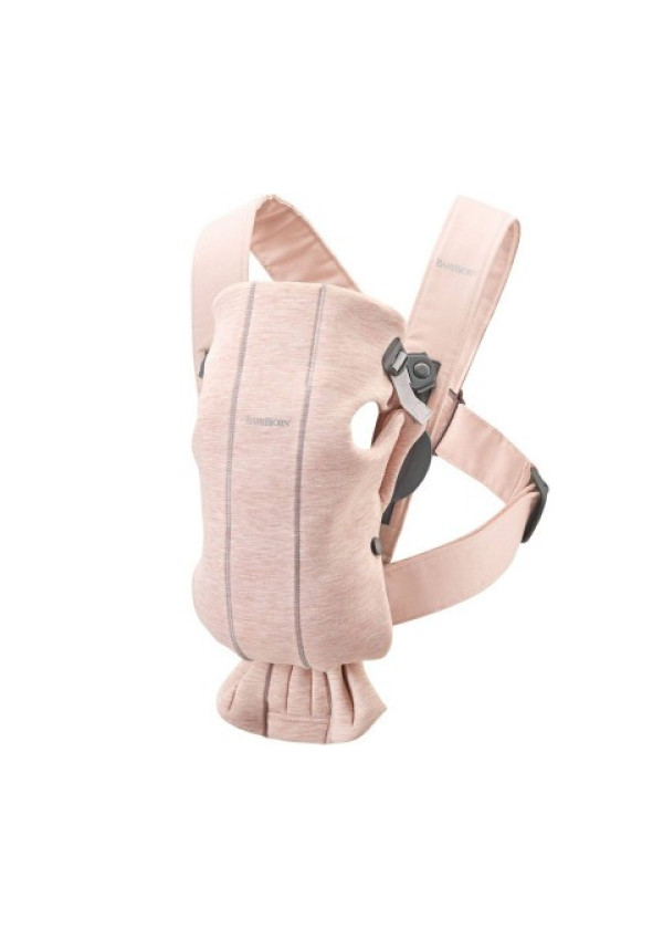 Рюкзак-кенгуру для немовлят BabyBjorn MINI 3D Jersey Light Pink