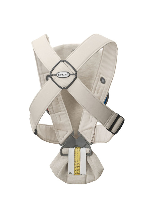 Рюкзак-кенгуру для немовлят BabyBjorn MINI 3D Jersey Light Beige