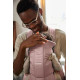 Рюкзак-кенгуру для немовлят BabyBjorn MINI Woven Dusty Pink