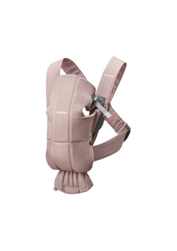 Рюкзак-кенгуру для немовлят BabyBjorn MINI Woven Dusty Pink