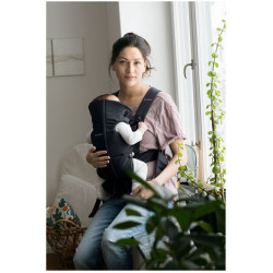 Рюкзак-кенгуру для немовлят BabyBjorn MINI Cotton Black