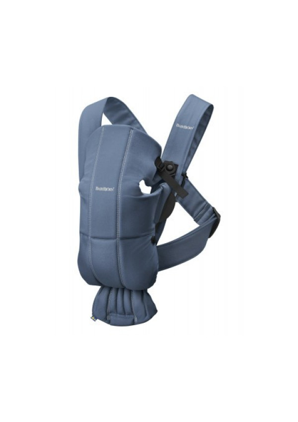 Рюкзак-кенгуру для немовлят BabyBjorn MINI Woven Vintage Indigo
