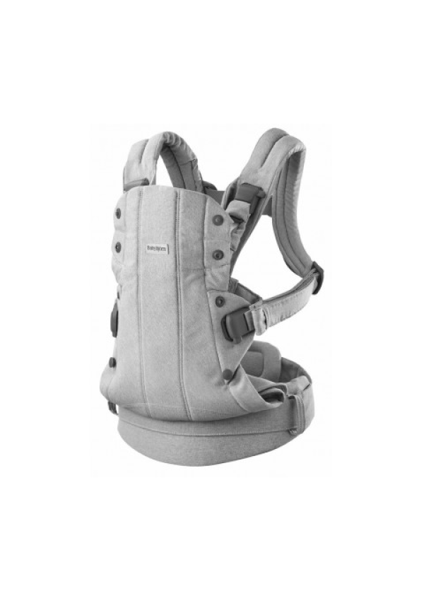Рюкзак-кенгуру для немовлят BabyBjorn Harmony Woven Light Grey Melange