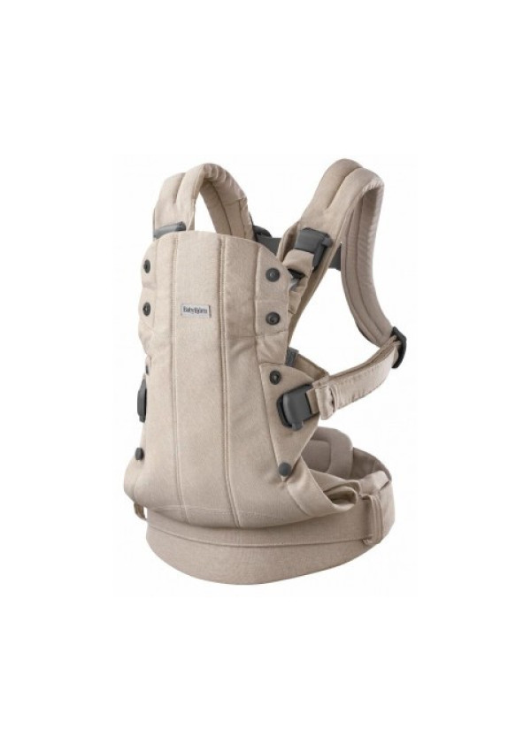 Рюкзак-кенгуру для немовлят BabyBjorn Harmony Woven Light Beige Melange