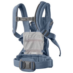 Рюкзак-кенгуру для немовлят BabyBjorn Harmony Woven Navy Blue Melange