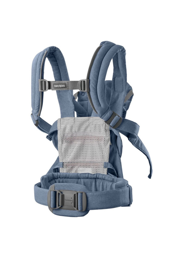 Рюкзак-кенгуру для немовлят BabyBjorn Harmony Woven Navy Blue Melange