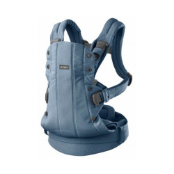 Рюкзак-кенгуру для немовлят BabyBjorn Harmony Woven Navy Blue Melange