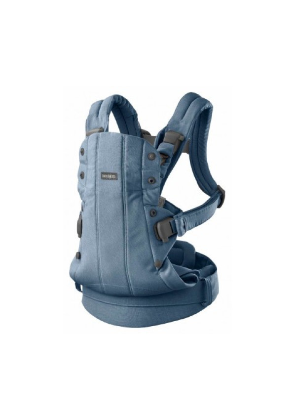 Рюкзак-кенгуру для немовлят BabyBjorn Harmony Woven Navy Blue Melange
