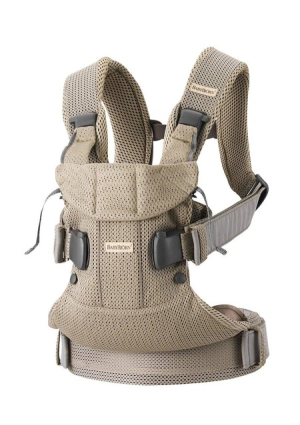 Рюкзак-кенгуру для немовлят BabyBjorn ONE AIR Sand Grey