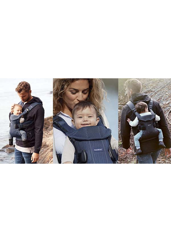 Рюкзак-кенгуру для немовлят BabyBjorn ONE AIR Black