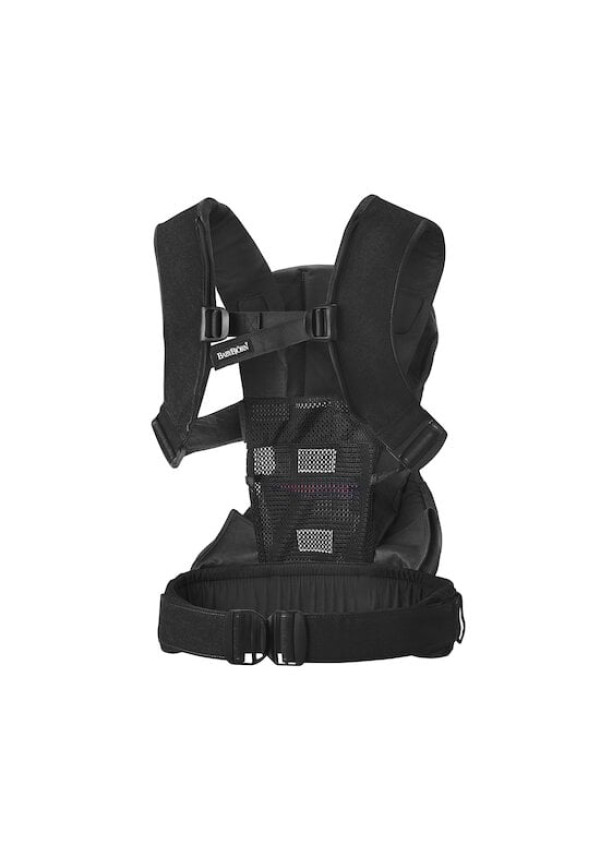 Рюкзак-кенгуру для немовлят BabyBjorn ONE Woven Black