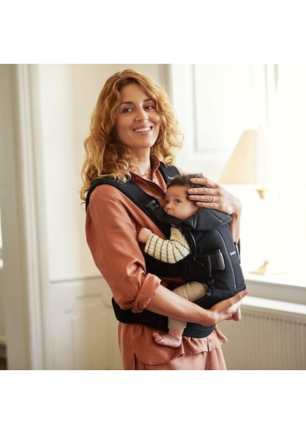 Рюкзак-кенгуру для немовлят BabyBjorn ONE Woven Black