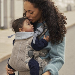 Рюкзак-кенгуру для немовлят BabyBjorn Harmony Mesh 3D Grey Beige